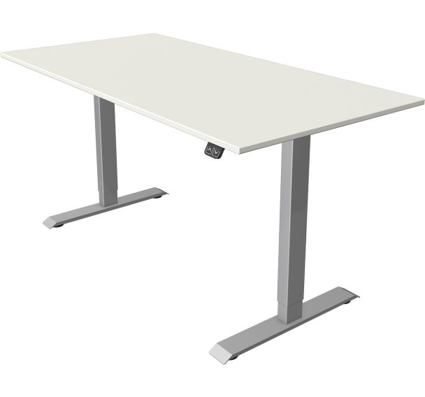 Bureau reglable Move 1,fonction memoire,Silver compact L1600 x P800 mm