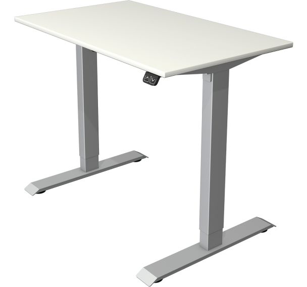 Bureau reglable Move 1,fonction memoire,Silver compact L 1000x P600 mm