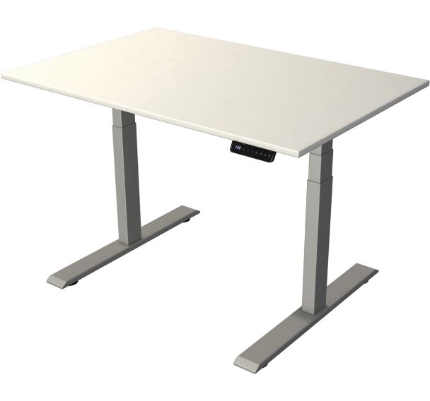 Bureau reglable Move 2 Silver electrique L 1200 x P 800 x H 630-1270mm