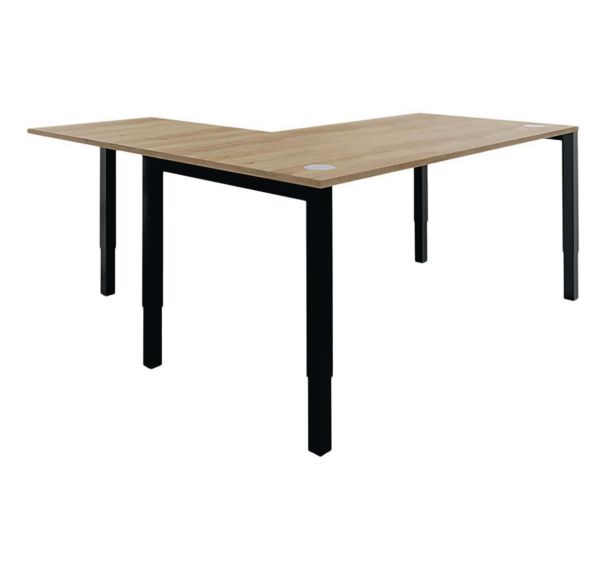 Bureau réglable droit Astro Arche 140x80+extension Buronomic