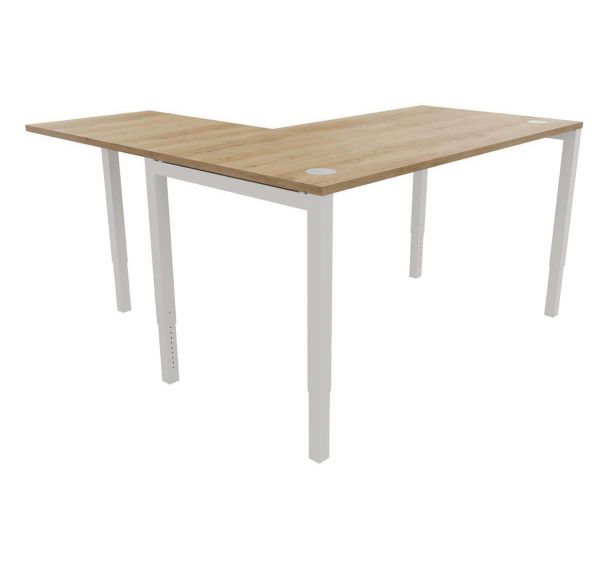 Bureau réglable droit Astro Arche 160x80+extension Buronomic