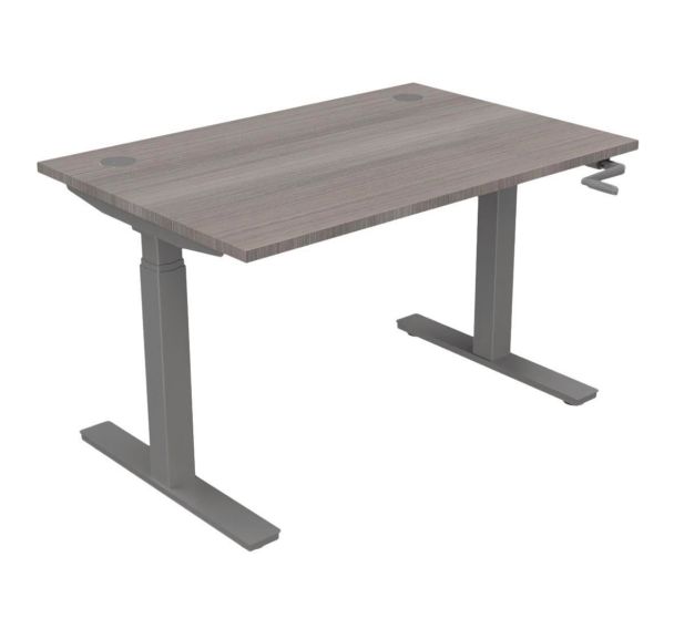 Bureau réglable par manivelle 120 x 80 cm EVO