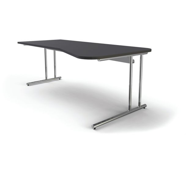 Bureau vague Artline, cadre cantilever L 1950 x P 800/1000x H680-820mm