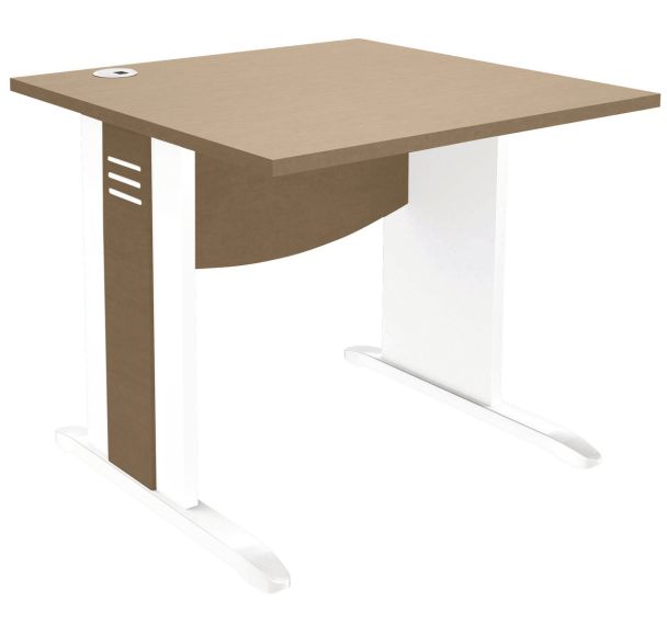 Bureaux droit pieds L bois Quatuor - Manutan Expert