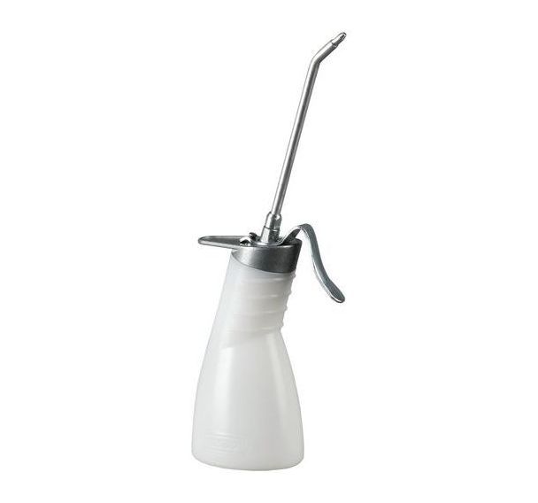 Burette d'atelier blanche avec bec rigide - PE - 200 mL - Pressol
