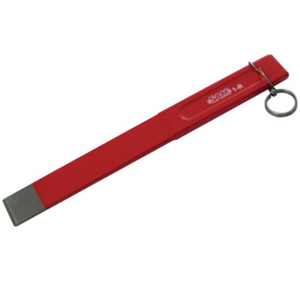 Burin extra plat l 235 mm avec clip fme