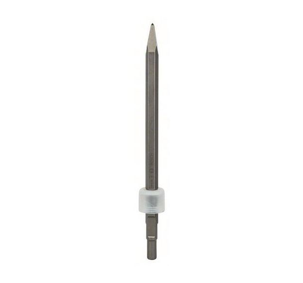 Burins à queue six pans de 19 mm avec extrémité arrondie de Ø 17 mm
