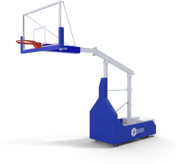 But de basket 3x3 déport 2,25m Compétition réglable 3,05/2,60 m.