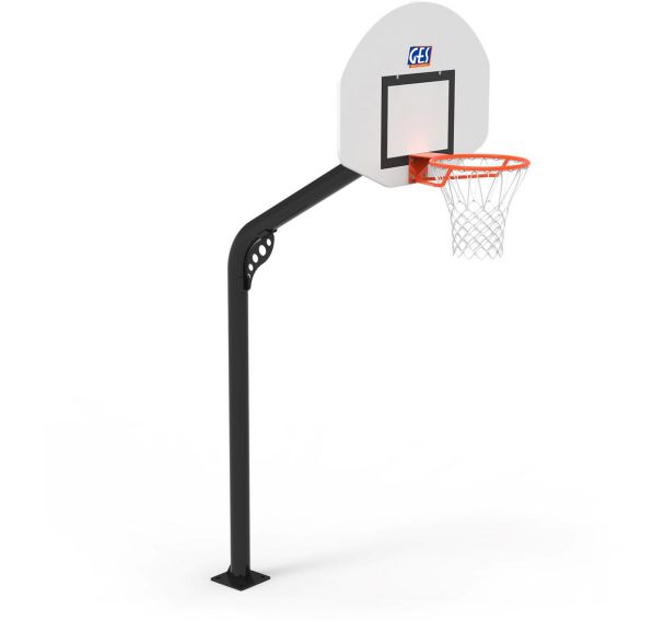 Panier de basket Venice Beach hauteur 2,60m sur platine GES