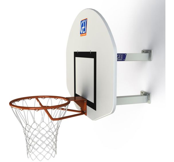 But de basket mural hauteur fixe 2 bras