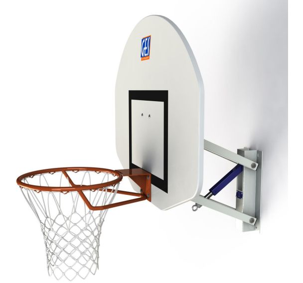 But de basket mural, hauteur réglable par vis sans fin