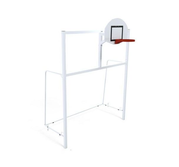 But multijeux 3x2m à sceller avec basket 2,60m avec arceaux