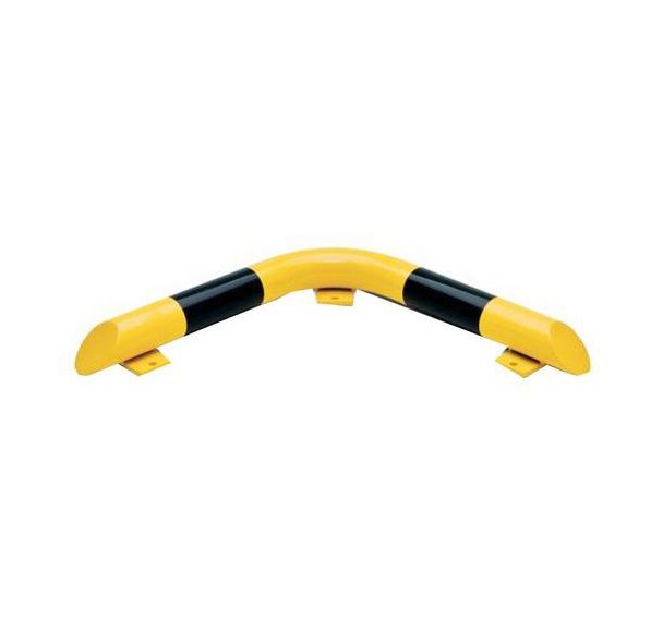 Butée de protection angle acier Noir/jaune - Viso