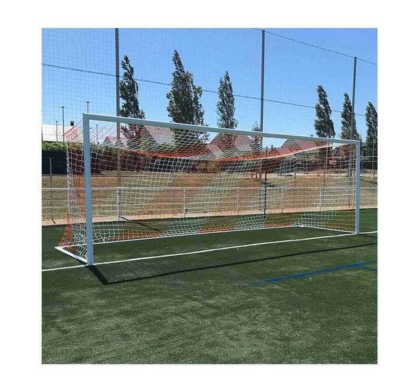 Buts de foot à 11 à sceller en aluminium ovoïde 120 x 100 mm