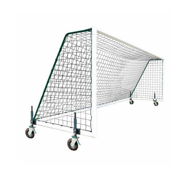 Buts de foot à 11 transportable en alu avec lest et roues