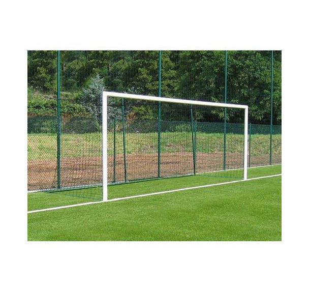 Buts de foot à 8 à sceller en aluminium diam. 90 mm