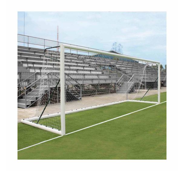Buts de foot à 8 transportable en aluminium diam. 90 mm