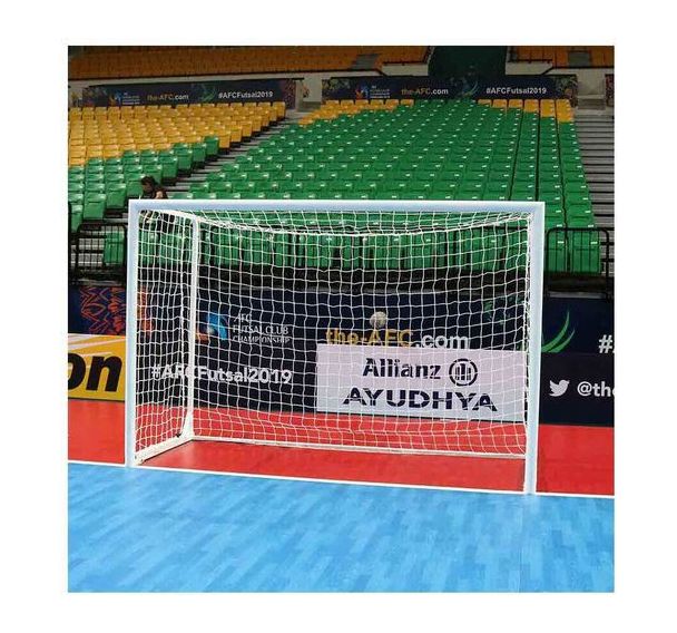 Buts futsal alu mobile avec arceaux aluminium repliables