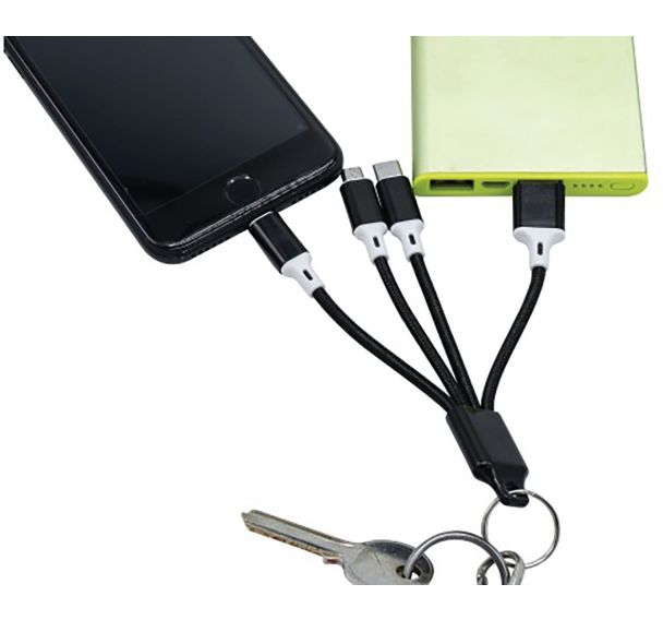 CABLE DE CHARGE POUR SMARTPHONE MULTIEMBOUTS