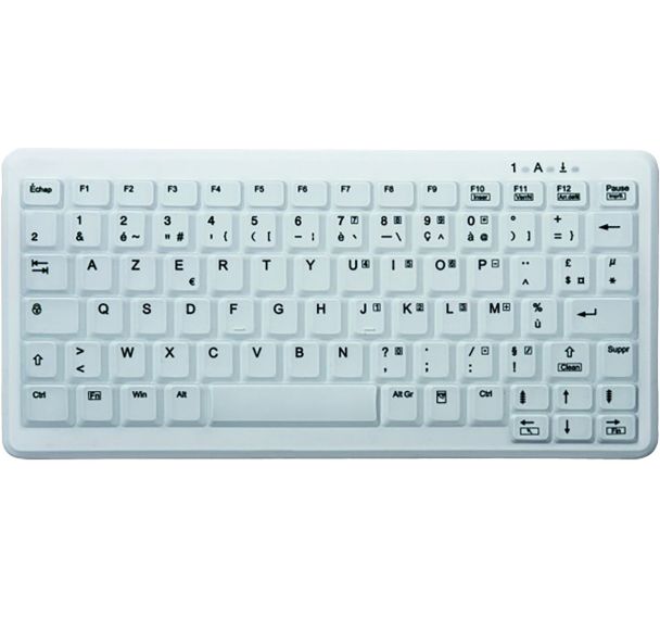 CHERRY Clavier AK-C4110 USB IP65 blanc (FR)