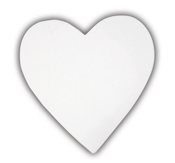 Cœur plein 20,5cm (Lot de 6)