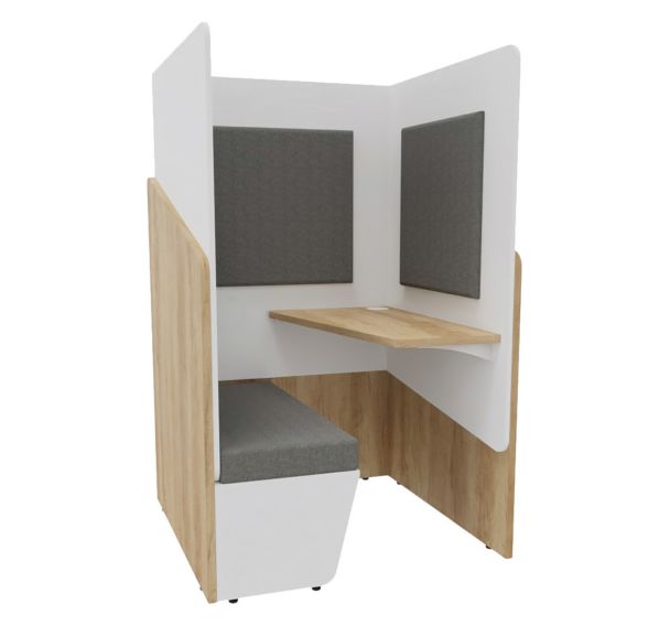 Cabine box tablette droite Calme - Buronomic