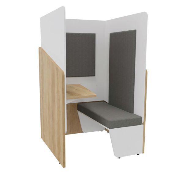 Cabine box tablette gauche Calme - Buronomic