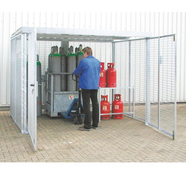 Cabine stockage de bouteilles de gaz - 2 portes