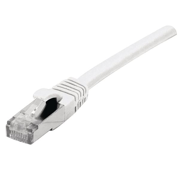 Câble Ethernet RJ45 catégorie 7 blanc - Dexlan