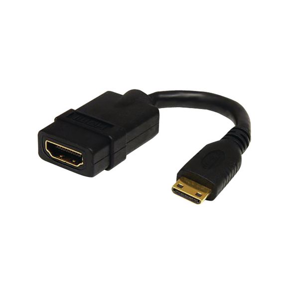 Câble HDMI haute vitesse 13 cm-HDMI vers HDMI Mini-F/M