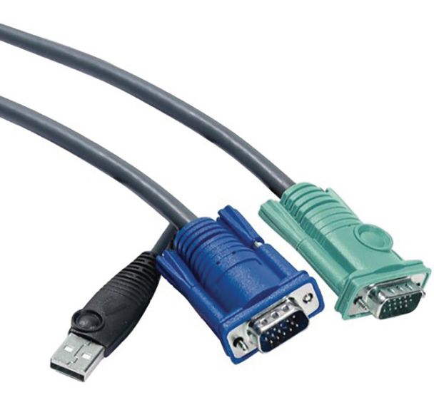 Câble Pieuvre KVM VGA/USB - 1,80M ATEN