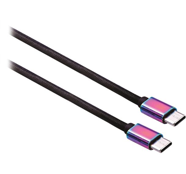 Câble USB-C vers USB-C connecteurs iridium