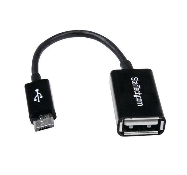 Câble adaptateur Micro USB vers USB Host OTG 12cm - M/F