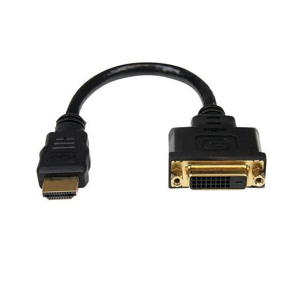 Câble adaptateur vidéo HDMI vers DVI-D de 20 cm-HDMI mâle vers DVI femelle