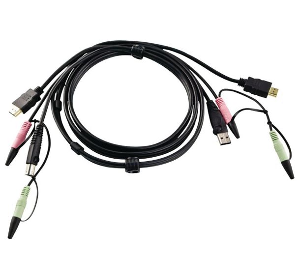 Cable combiné pour KVM HDMI USB Audio - 1,8m ATEN