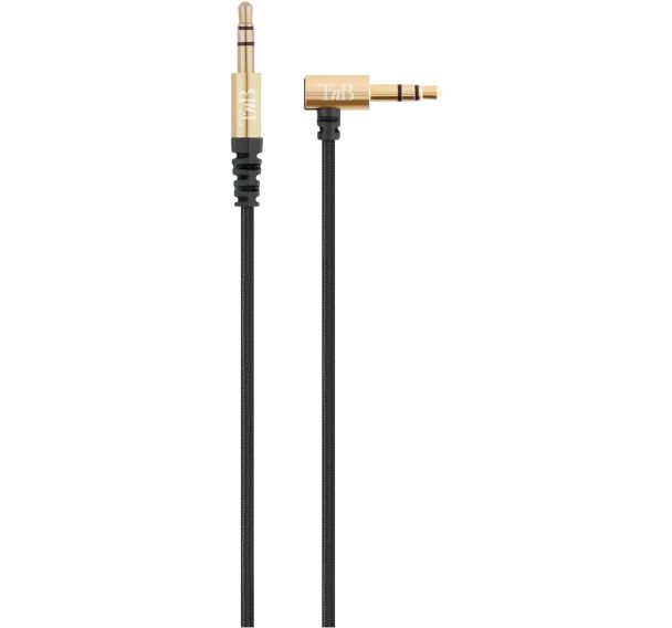 Câble coudé jack 3.5 mm mâle vers jack 3.5 mm mâle