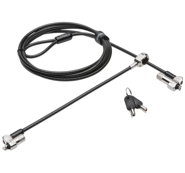 Câble de sécurité 1.8 m NanoSaver Keyed Twin - Kensington