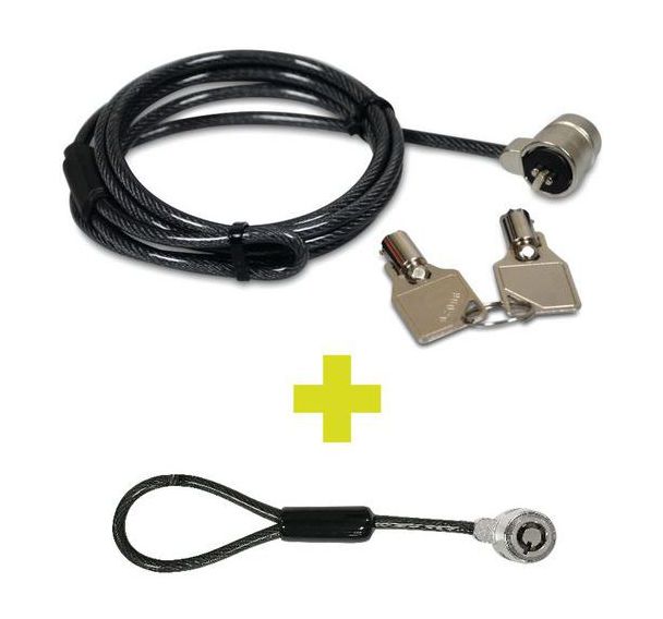 Cable de sécurité avec clé TWIN HEAD