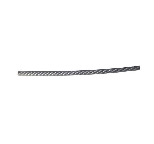 Câble en acier avec façonnage, revêtement en PVC cristal, sur dévidoir - Force de 50 à 480 kg