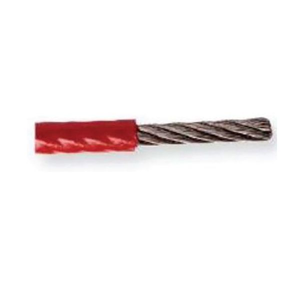 Câble en acier galvanisé et plastifié - couronne 25m - Godet