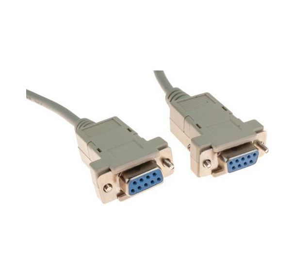 Câble null modem DB9F/F 10M