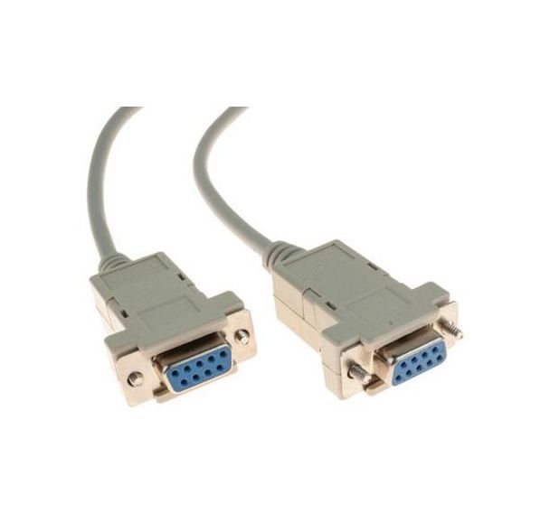 Câble null modem DB9F/F 1,00M