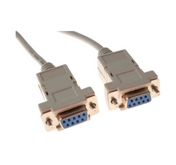 Câble null modem DB9F/F 1,80M