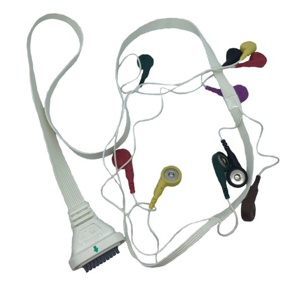 Cable patient ECG électrodes A UU - DX12 pour moniteur-EDAN