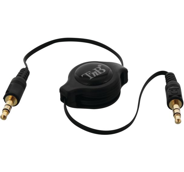Câble rétractable jack 3.5 mm vers jack 3.5 mm
