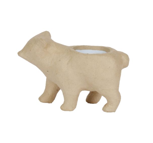 Cache-pot ours 20x10x13,5cm (Lot de 2)