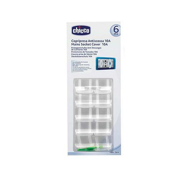 Cache-prise avec clé (Lot de 10)