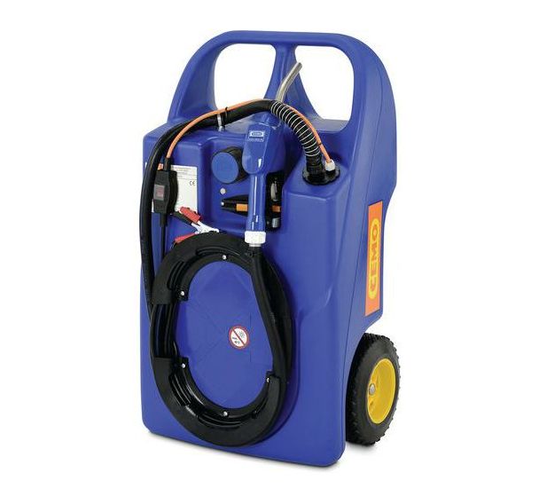 Caddy ravitailleur gasoil 100l, pompe 12v, pistolet auto