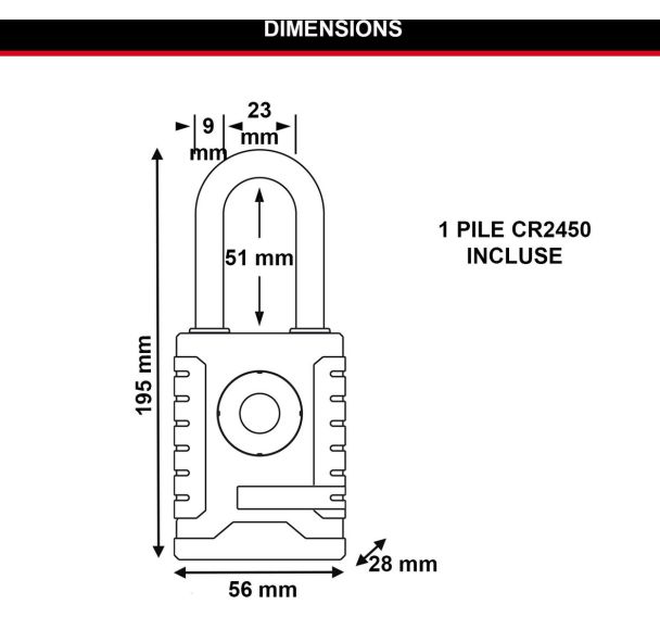 Cadenas Bluetooth extérieur 4401EURLHEC - Master Lock