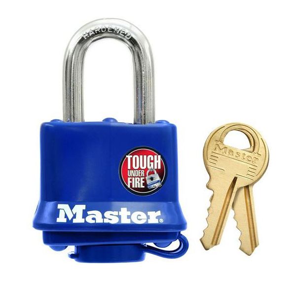 Cadenas à clés en acier laminé 312EURD - Master Lock